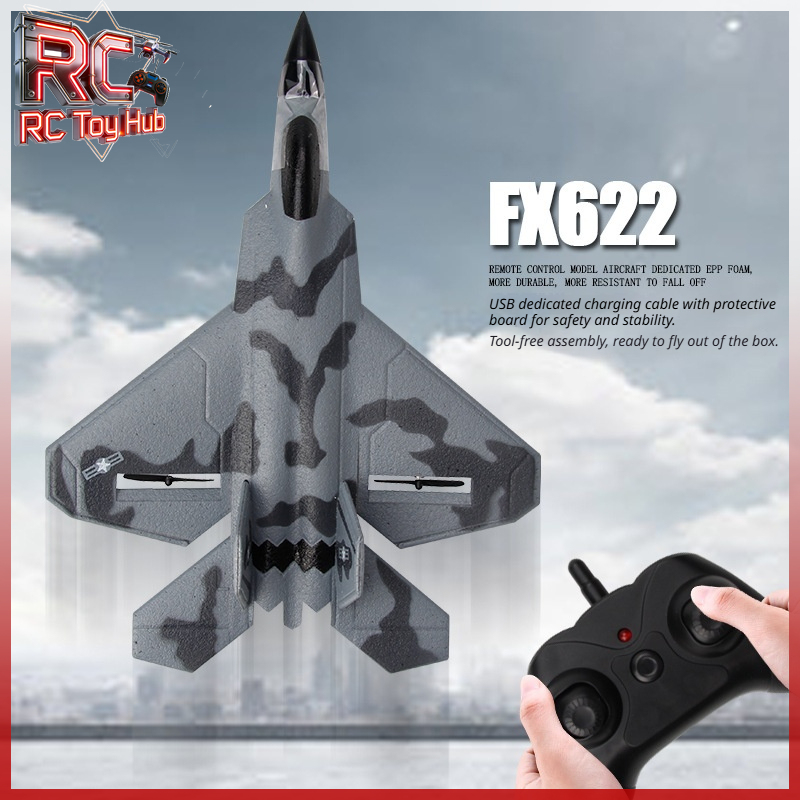 Drone Rc Fighter Jet - Aereo Telecomandato Fx622, Jet da Combattimento