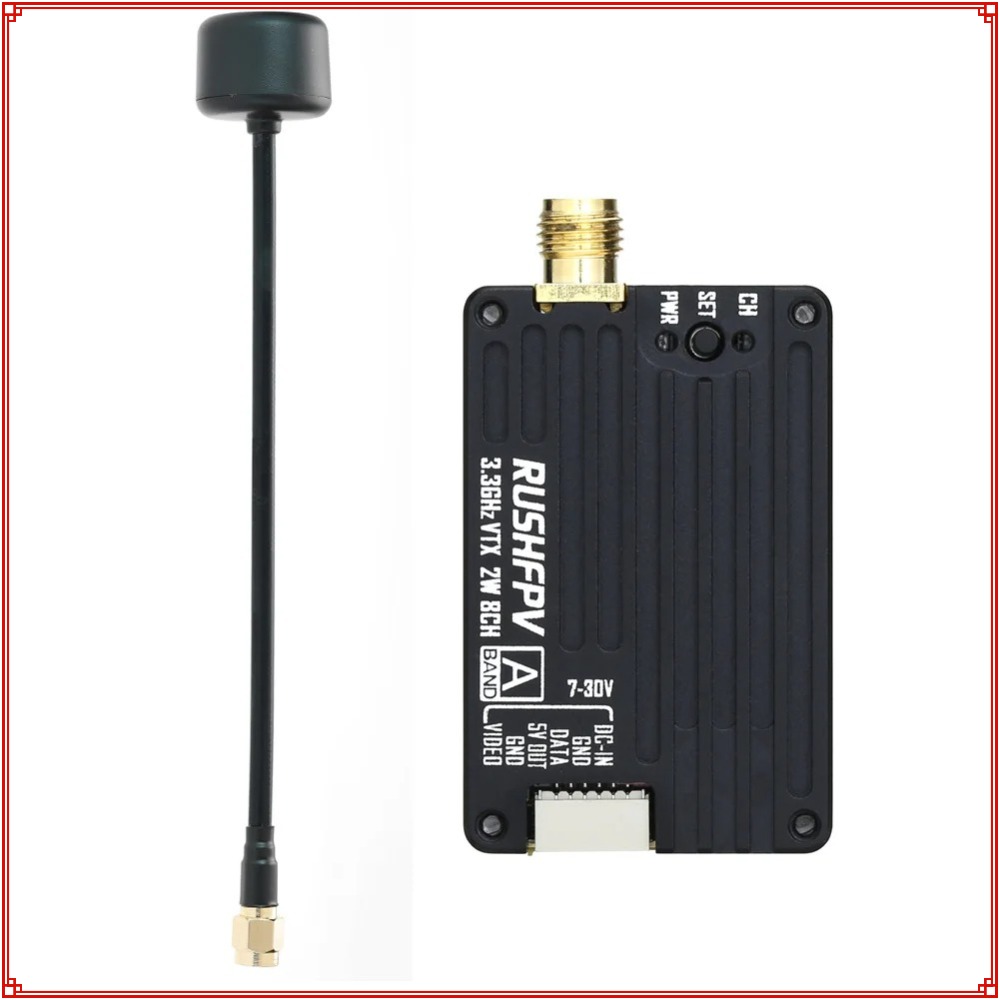 Fpv Antenna Receiver - Nuovo Trasmettitore RUSHFPV 3.3G 2W VTX
