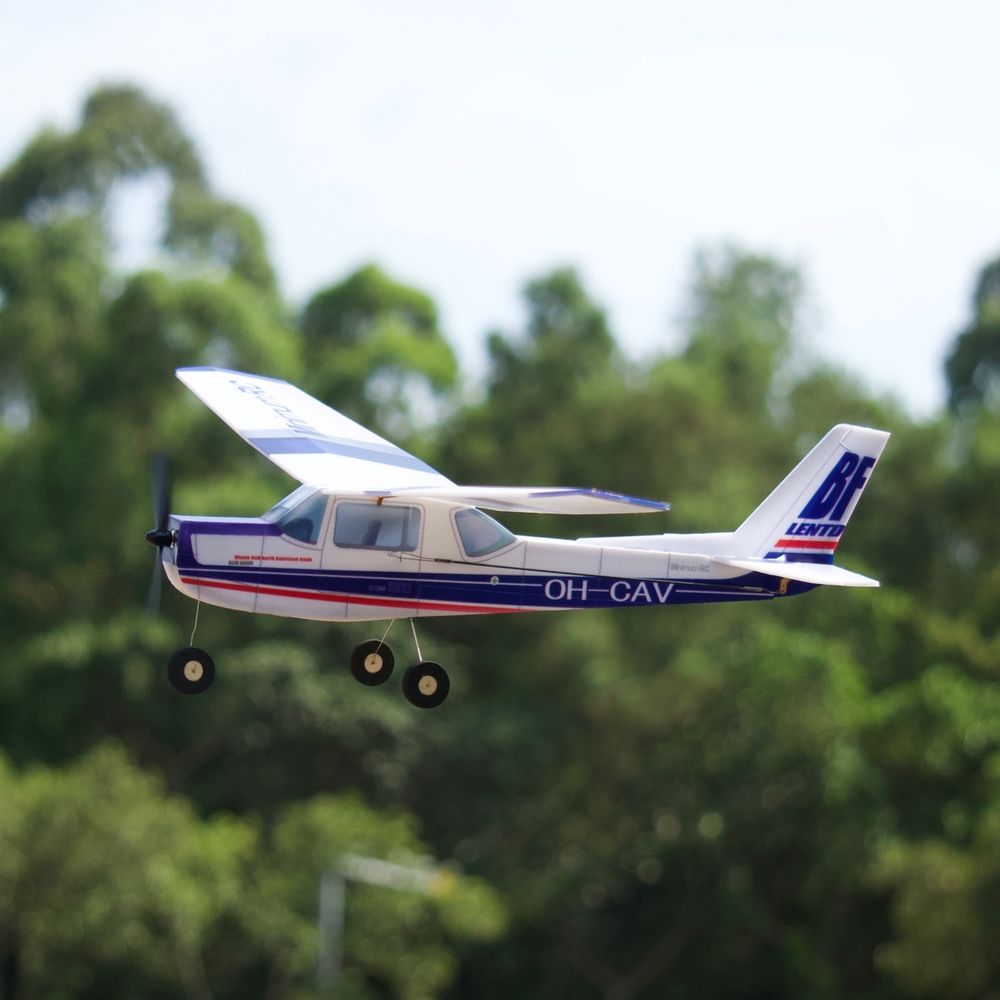 Plane Drone Rc - MinimumRC Plane Kit Blue Cessna152 360mm