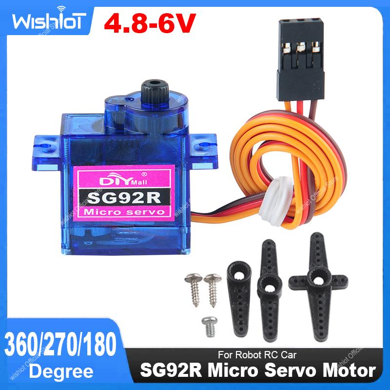 Analog Fpv Transmitter - Micro servomotore SG92R 4.8-6V 360/270/180 gradi