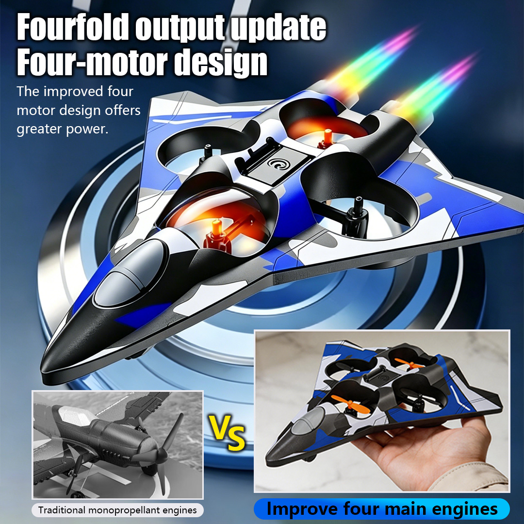 Drone Rc Fighter Jet - Elicotteri Acrobatici in Schiuma, Fantastici Aerei