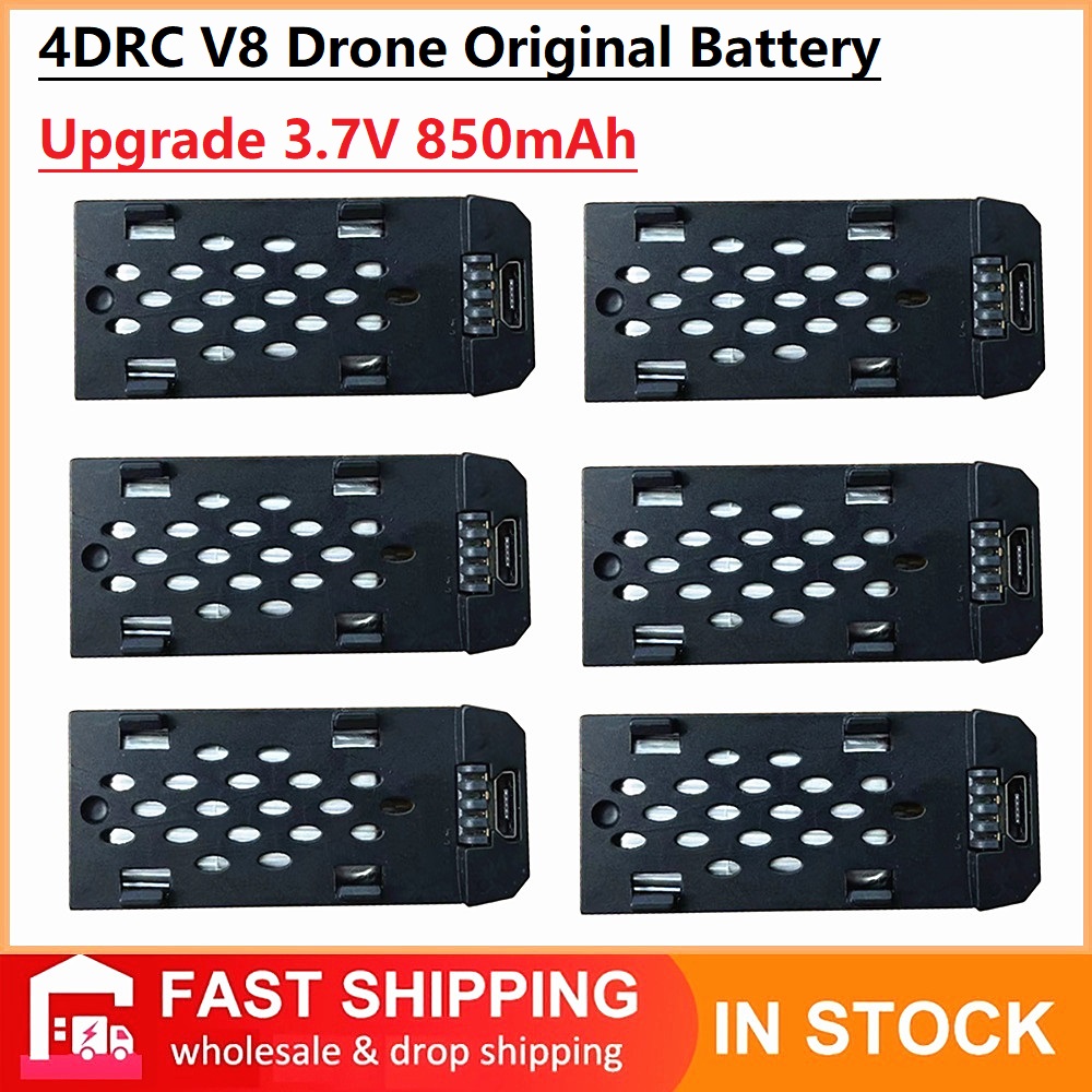 Analog Fpv Transmitter - 4DRC V8 Drone Batteria Originale 3.7V