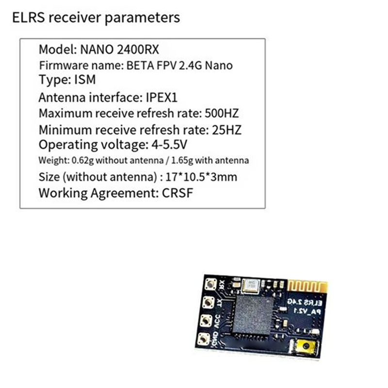 Fpv Antenna Receiver - CYGJ-10PCS Ricevitore ELRS 2.4Ghz NANO Expresslrs