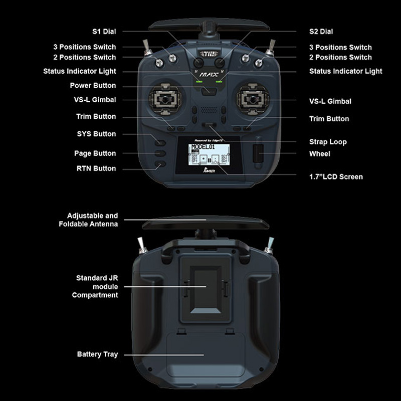 Jumper T12 MAX Controller radi - Drone Vs Rc Airplane recensione e prezzo