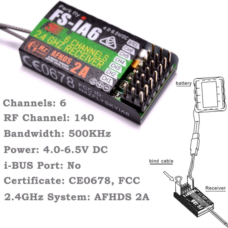 Ricevitore Flysky FS-IA6 6CH d - Fpv Antenna Receiver recensione e prezzo