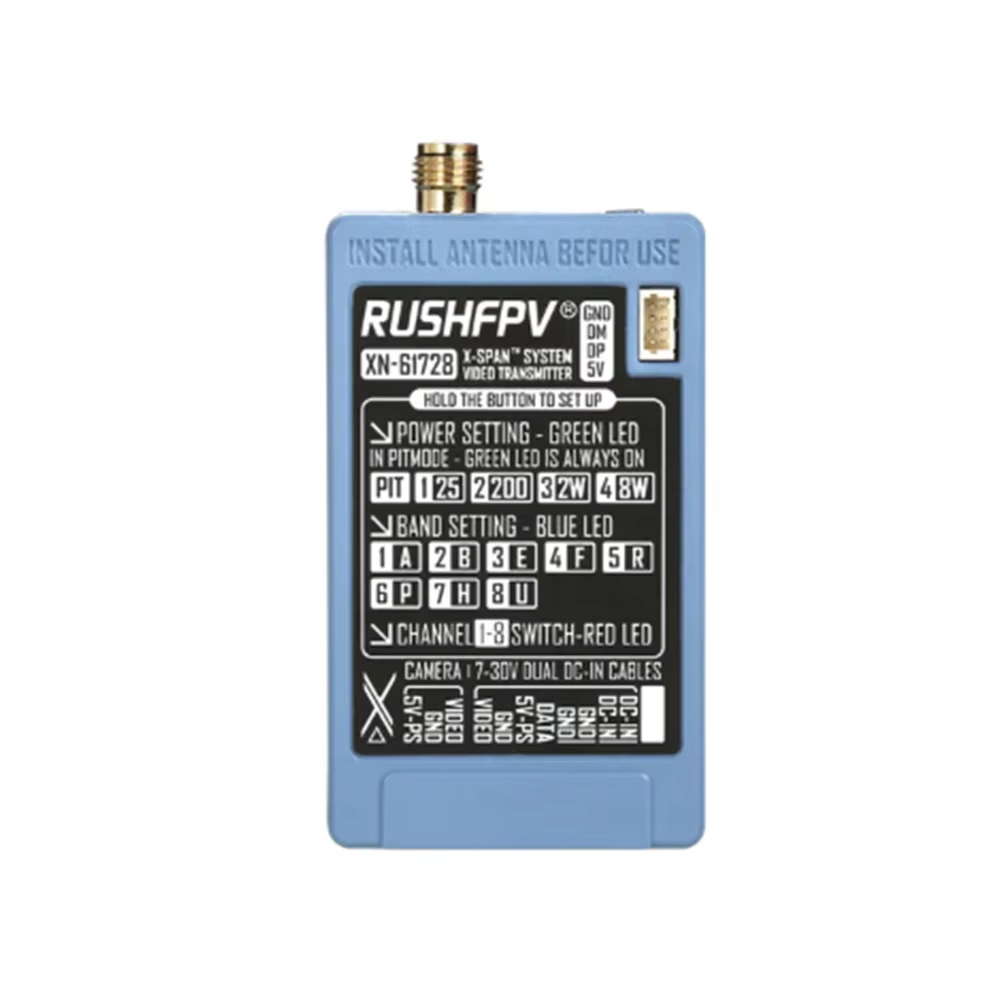 RUSHFPV 6.1‑7.2G 8W X61728 Mod - Fpv Antenna Receiver recensione e prezzo