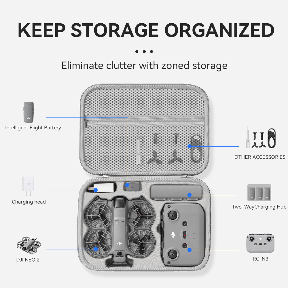 XFJI Borsa organizer da viaggi - Drone Carrying Bag recensione e prezzo