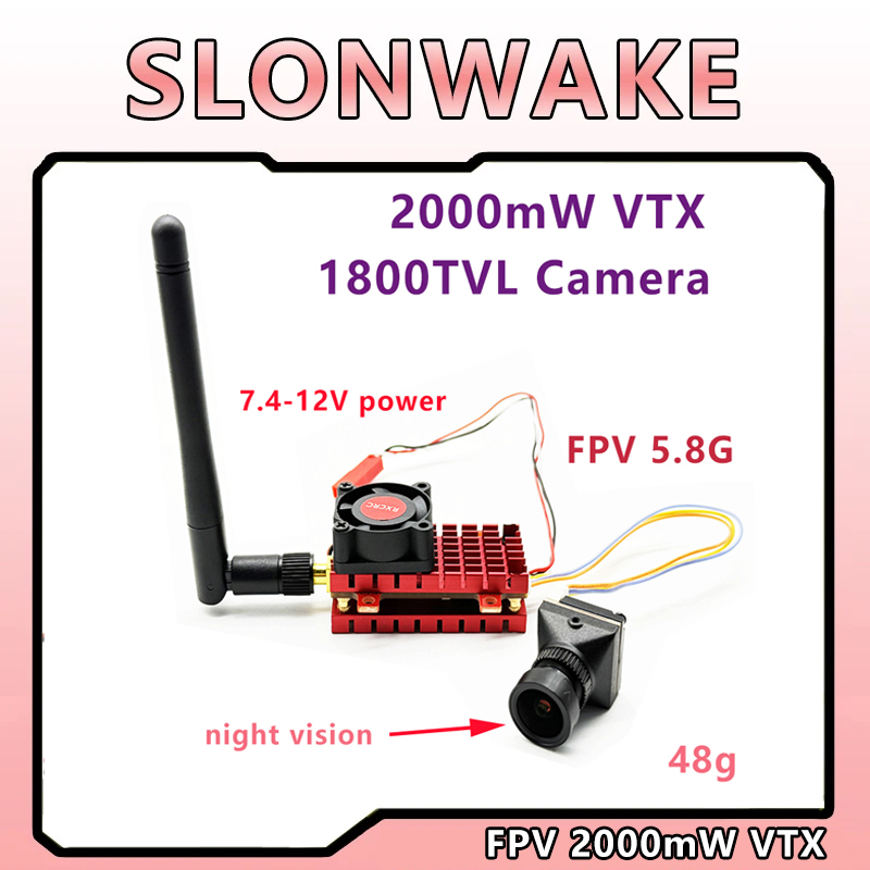 SLONWAKE 2W 2000mW 5.8G VTX Tr - Quadcopter Frame recensione e prezzo