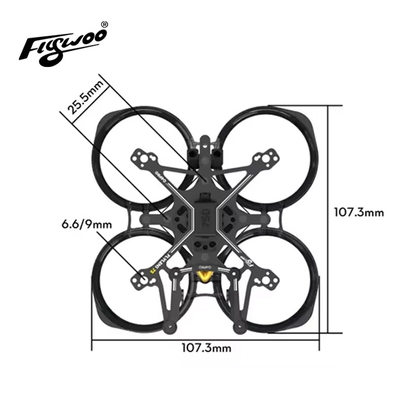 Kit Telaio Flywoo Flylens 75 d - Quadcopter Frame recensione e prezzo