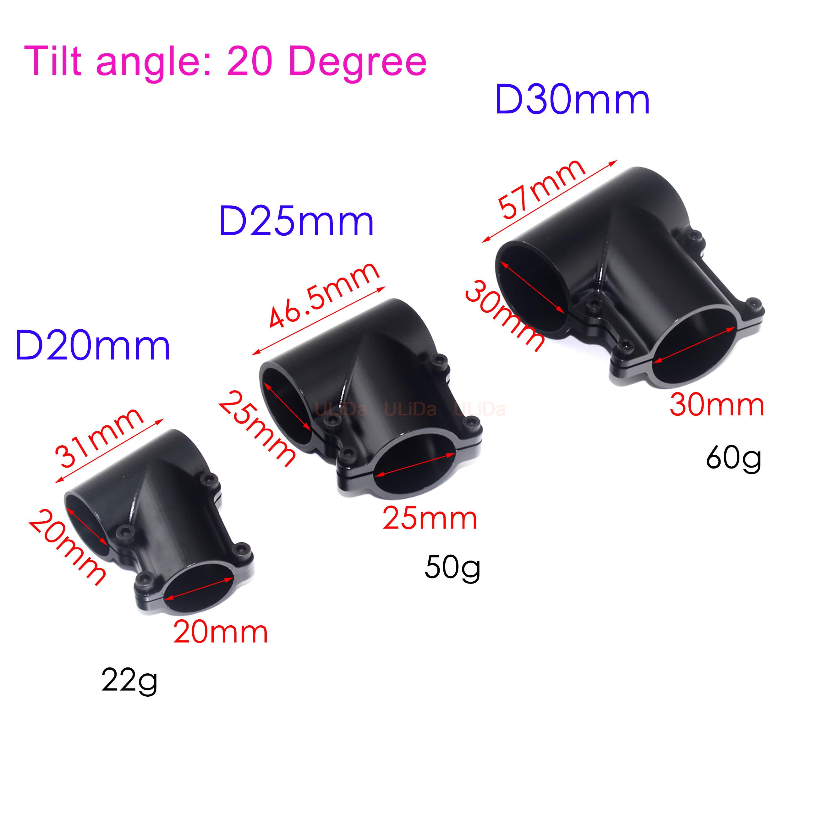 20 25 30mm treppiede obliquo T - Drone Rc Not Connected recensione e prezzo