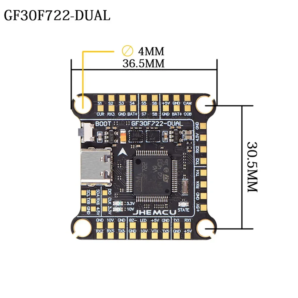 Controller di Volo JHEMCU F7 F - Betaflight Flight Controller recensione e prezzo