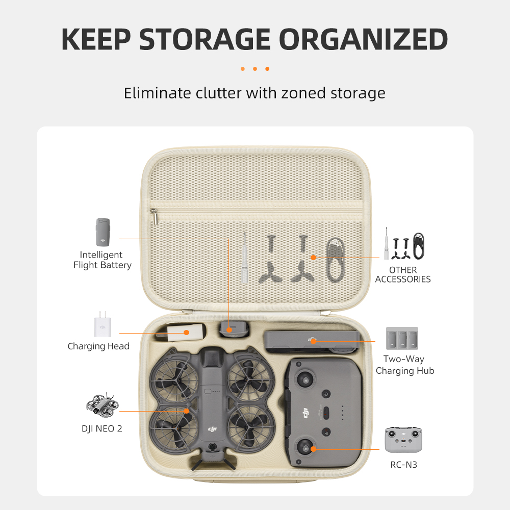 Custodia per DJI Neo 2 Fly Mor - Drone Carrying Bag recensione e prezzo