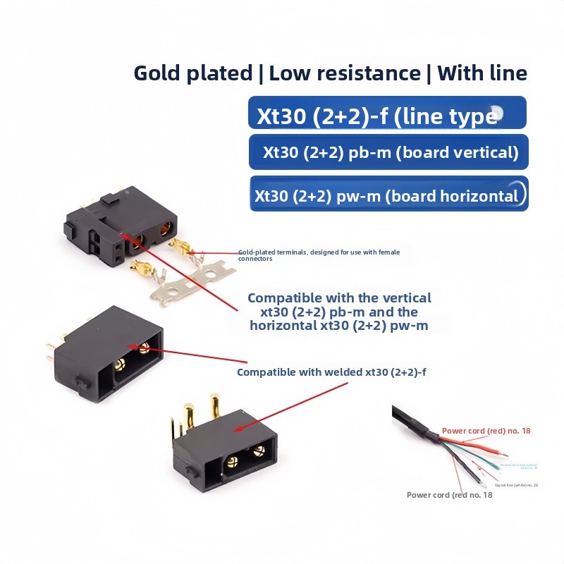 Connettore XT30(2+2) XT30PB/PW - Drone Rc Signal recensione e prezzo