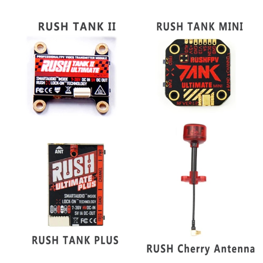 RUSH TANK Ultimate II/Mini/PLU - Fpv Antenna Receiver recensione e prezzo